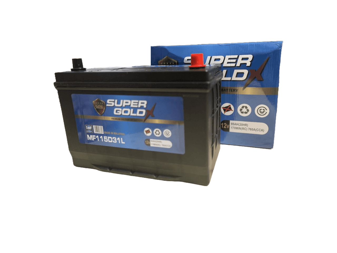 Super Gold car battery