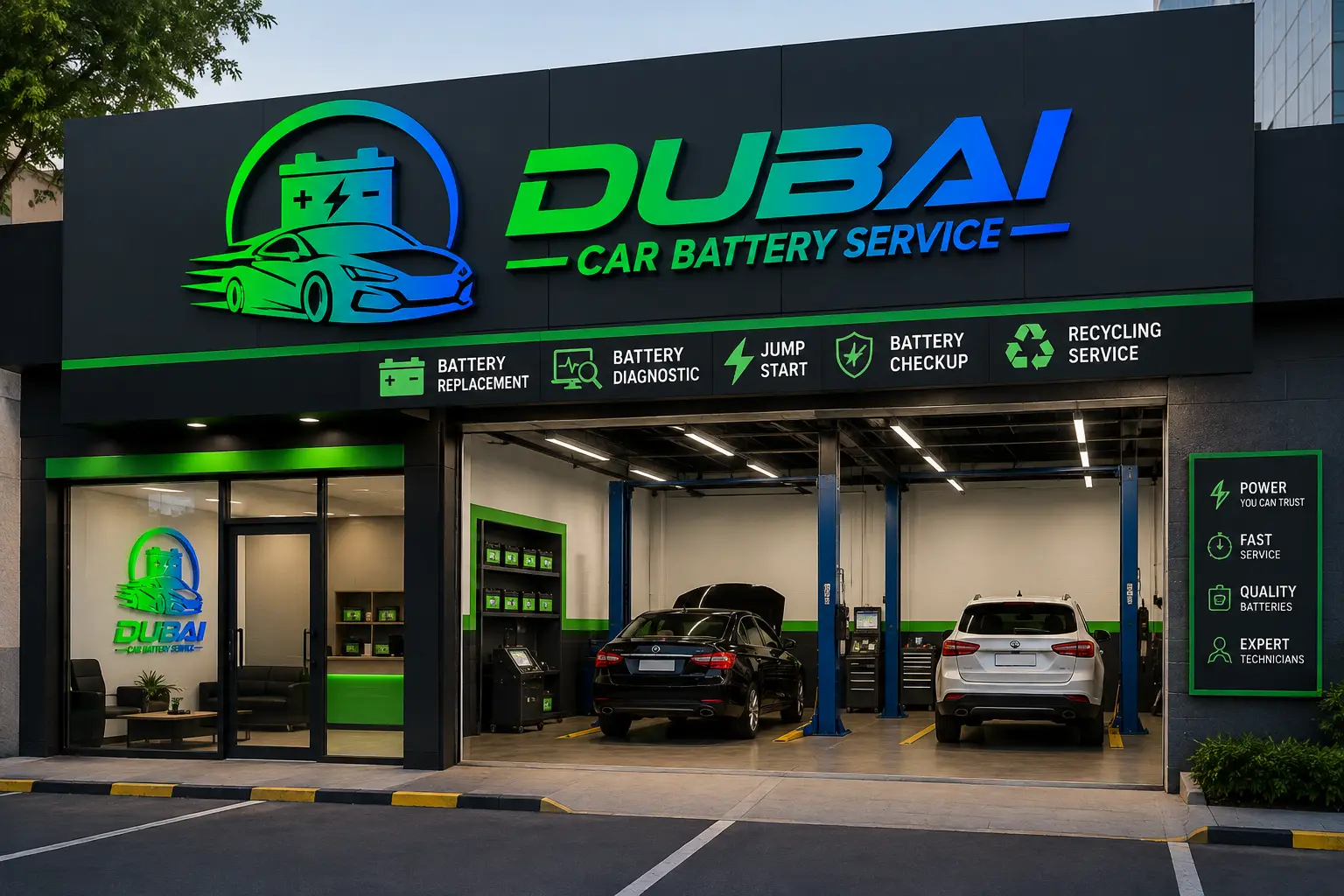 Dubai Car Repairs workshop in Al Quoz